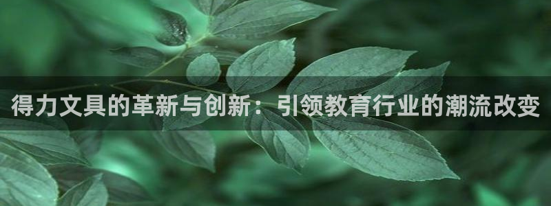 彩名堂和01计划哪个好：得力文具的革新与