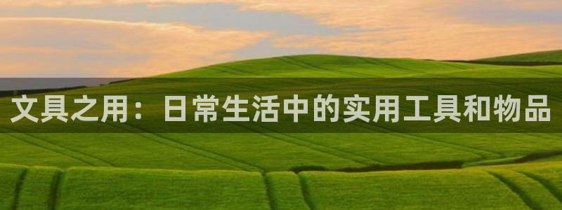 彩名堂App下载：文具之用：日常生活中的