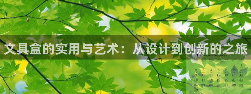 正规彩名堂官网计划：文具盒的实用与艺术：