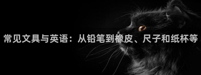 彩名堂彩：常见文具与英语：从铅笔到橡皮、