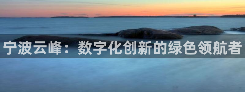 彩名堂人工计划客户端：宁波云峰：数字化创