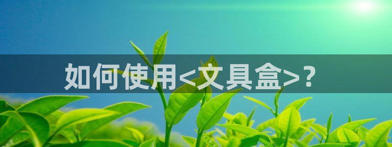 彩名堂怎么买准确率高一点：如何使用<文具